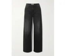 The Dodger Sneak Mid-rise Straight-leg Jeans - Black