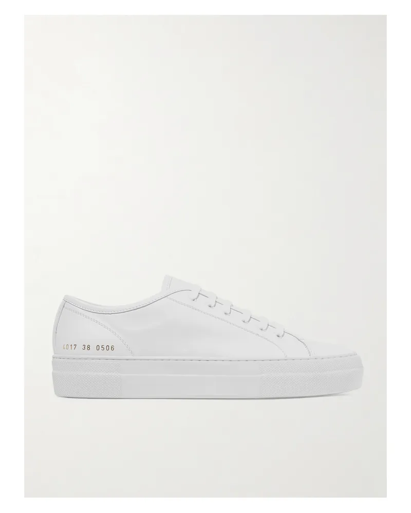 Common Projects Tournament Sneakers Aus Leder - Weiß Weiß