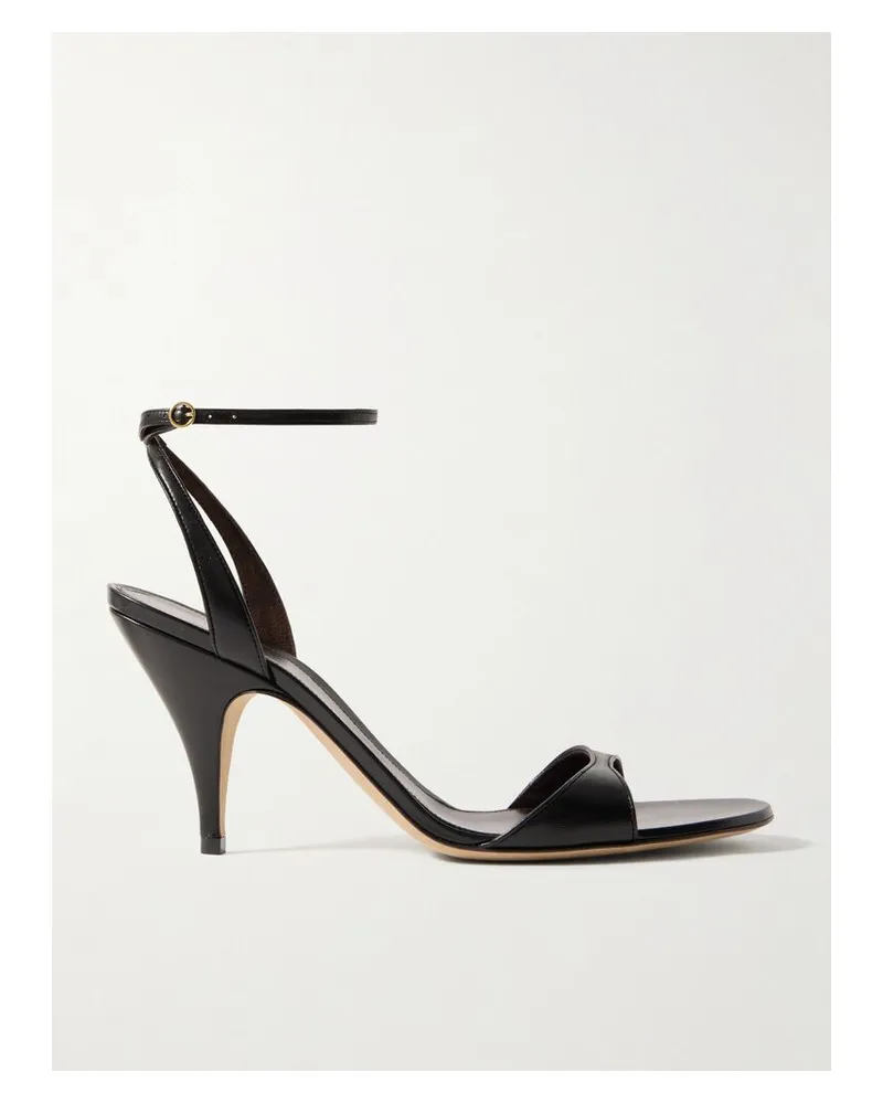 The Row Vika Sandalen Aus Leder - Schwarz Schwarz