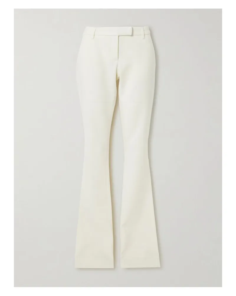 Acne Studios Schlaghose Aus Twill Aus Einer Wollmischung - Weiß Weiß