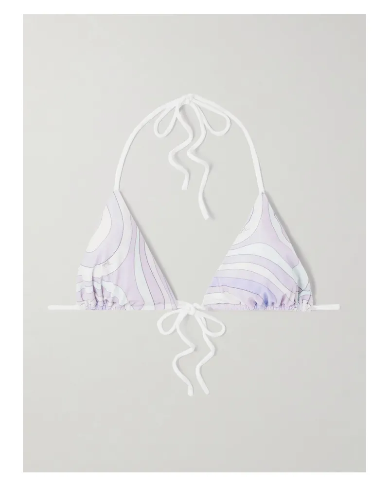Emilio Pucci Triangel-bikini-oberteil - Lila Lila