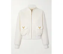 Jacke Aus Jersey Mit Verzierung - Weiß