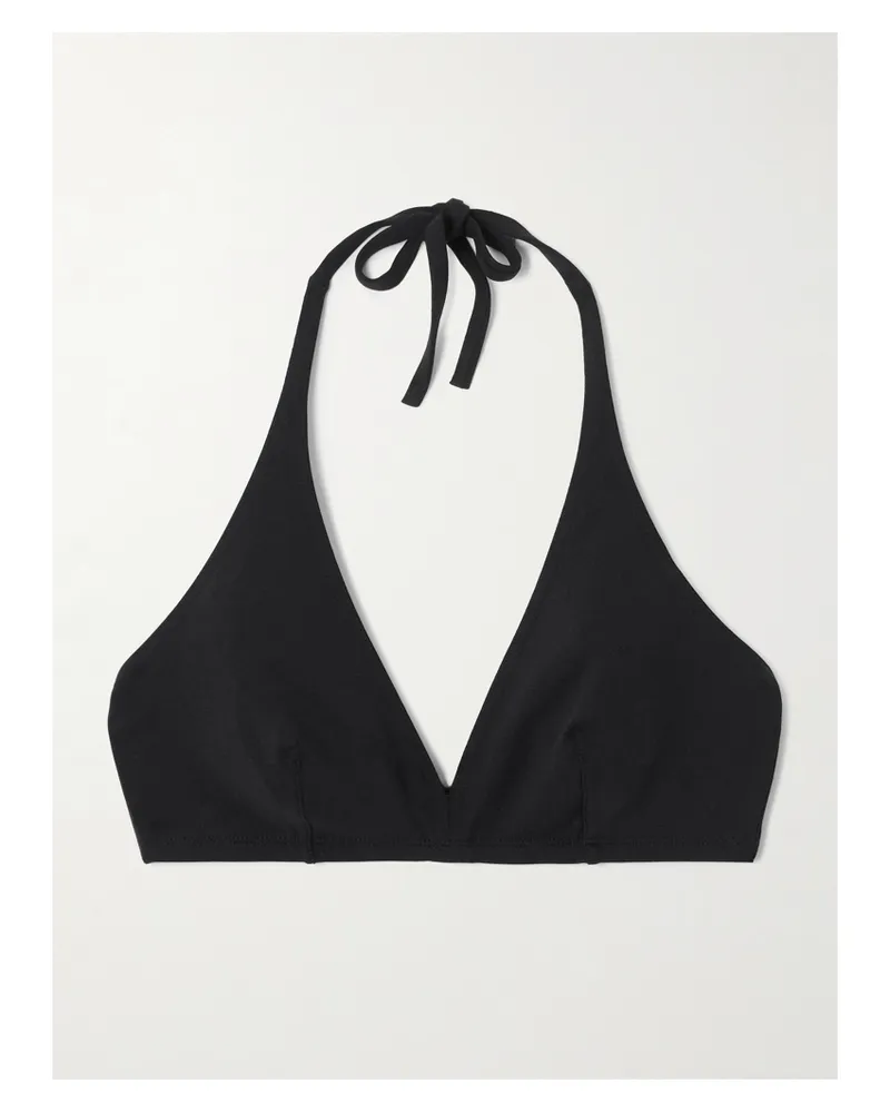 Eres Les Permanents Gang Triangle Bikini Top - Black Black