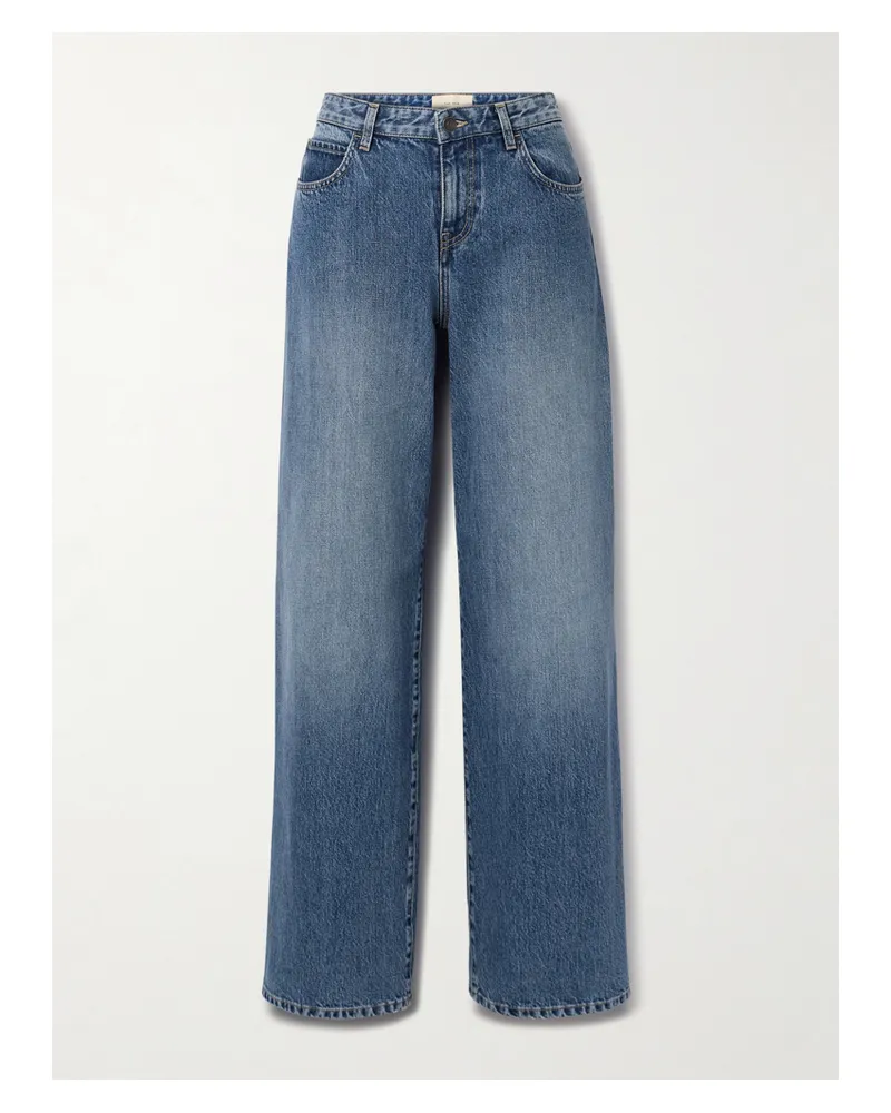 The Row Eglitta Halbhohe Jeans Mit Geradem Bein - Blau Blau