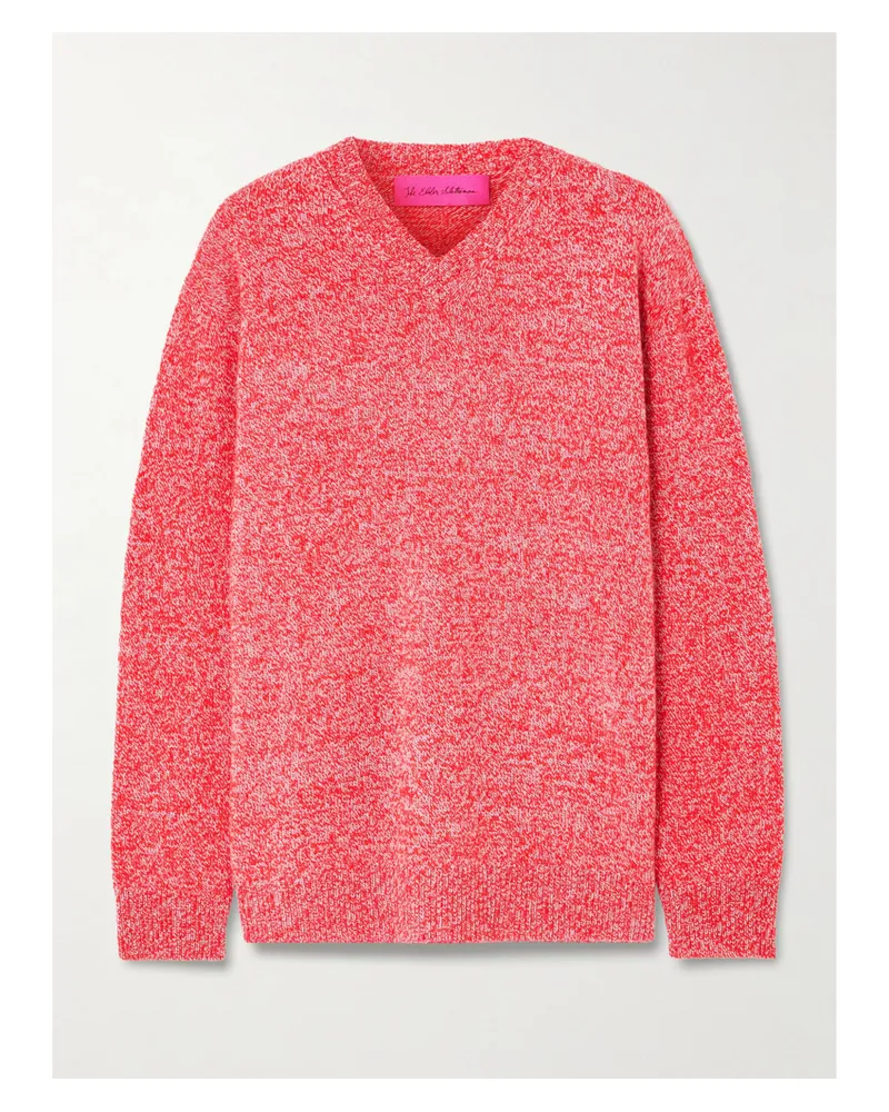 The Elder Statesman Statesman Cashmere Sweater - Red Red