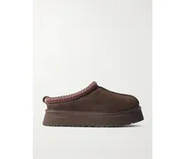 Tazz Ii Slippers Aus Shearling Mit Stickereien - Braun