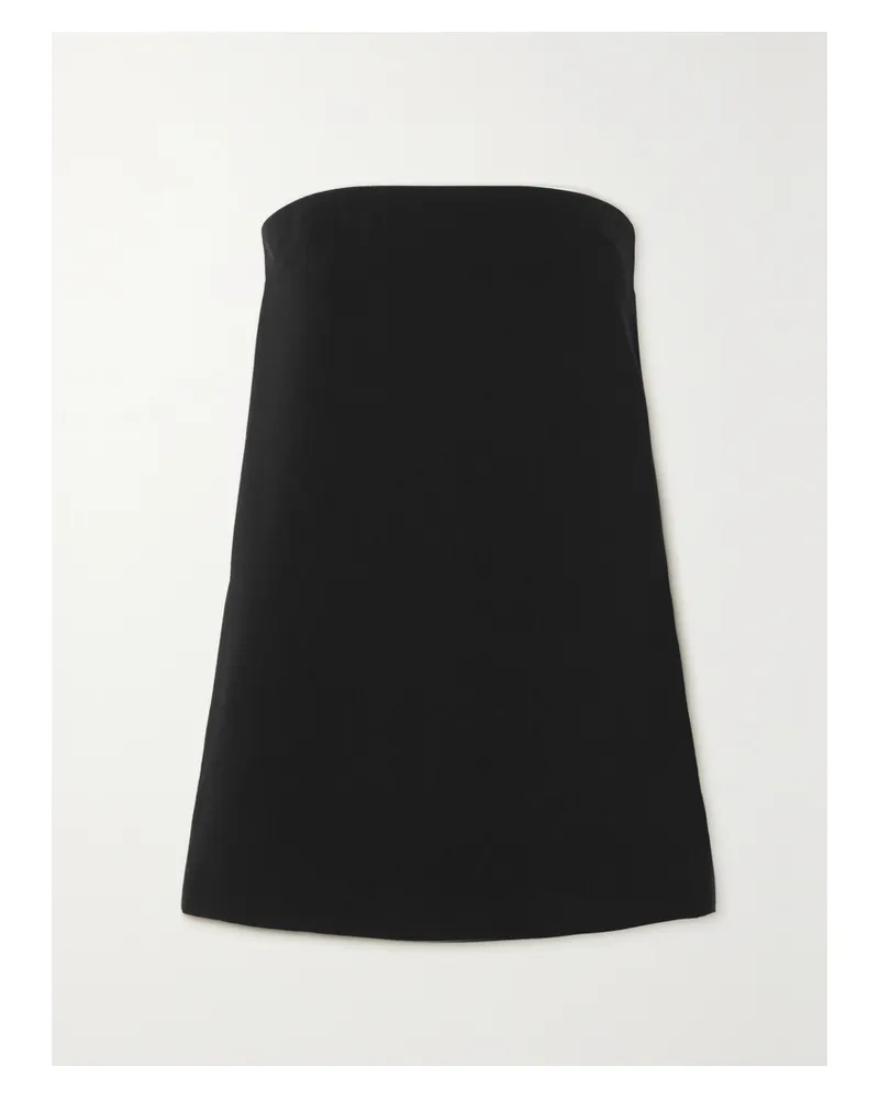 16ARLINGTON Blaise Trägerloses Minikleid Aus Crêpe Und Satin - Schwarz Schwarz