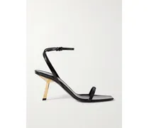 Lee Sandalen Aus Lackleder - Schwarz
