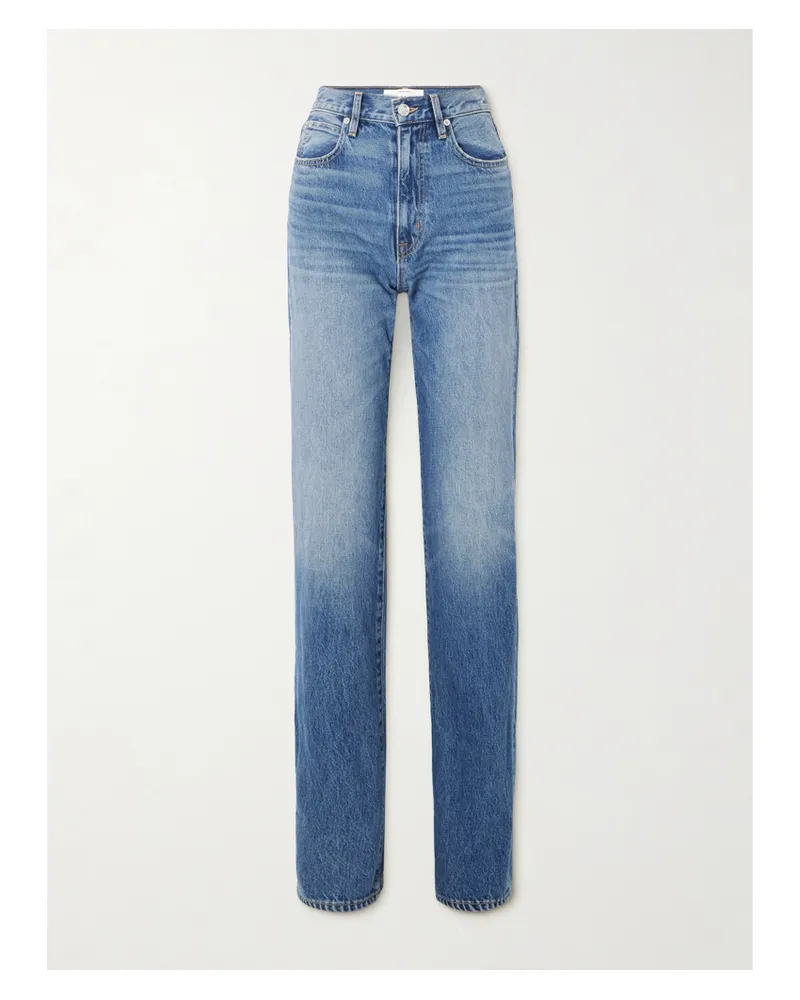 SLVRLAKE London Turn Up Hoch Sitzende Jeans Mit Geradem Bein - Blau Blau