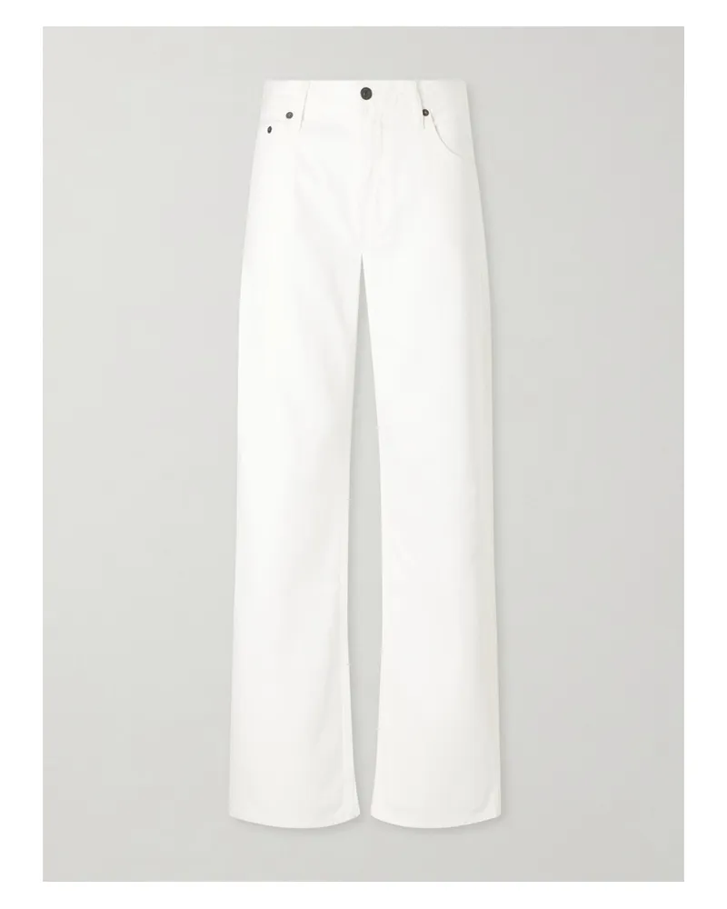 Citizens of humanity Lindz Mid-rise Straight-leg Jeans - Neutrals Neutrals