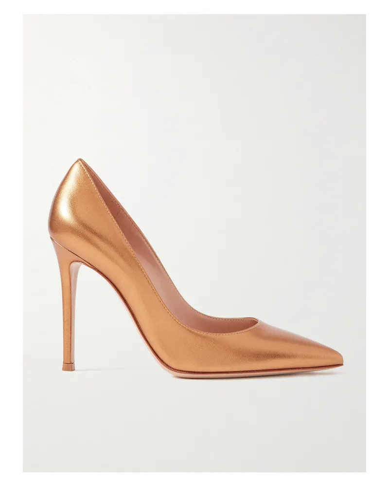 Gianvito Rossi Gianvito 105 Pumps Aus Metallic-leder Metallic