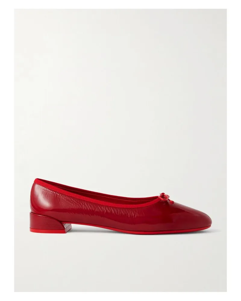 Christian Louboutin Sweet Jane Ballerinas Aus Lackleder - Rot Rot