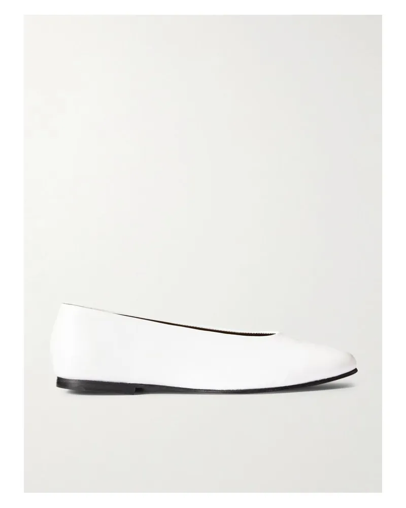 TOVE Darcy Ballerinas Aus Leder - Weiß Weiß