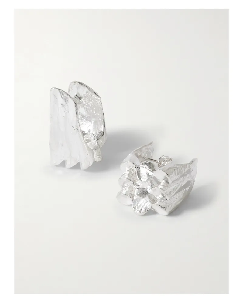 Alighieri The Dance Of The Notes Recycled Silver Earrings Silver