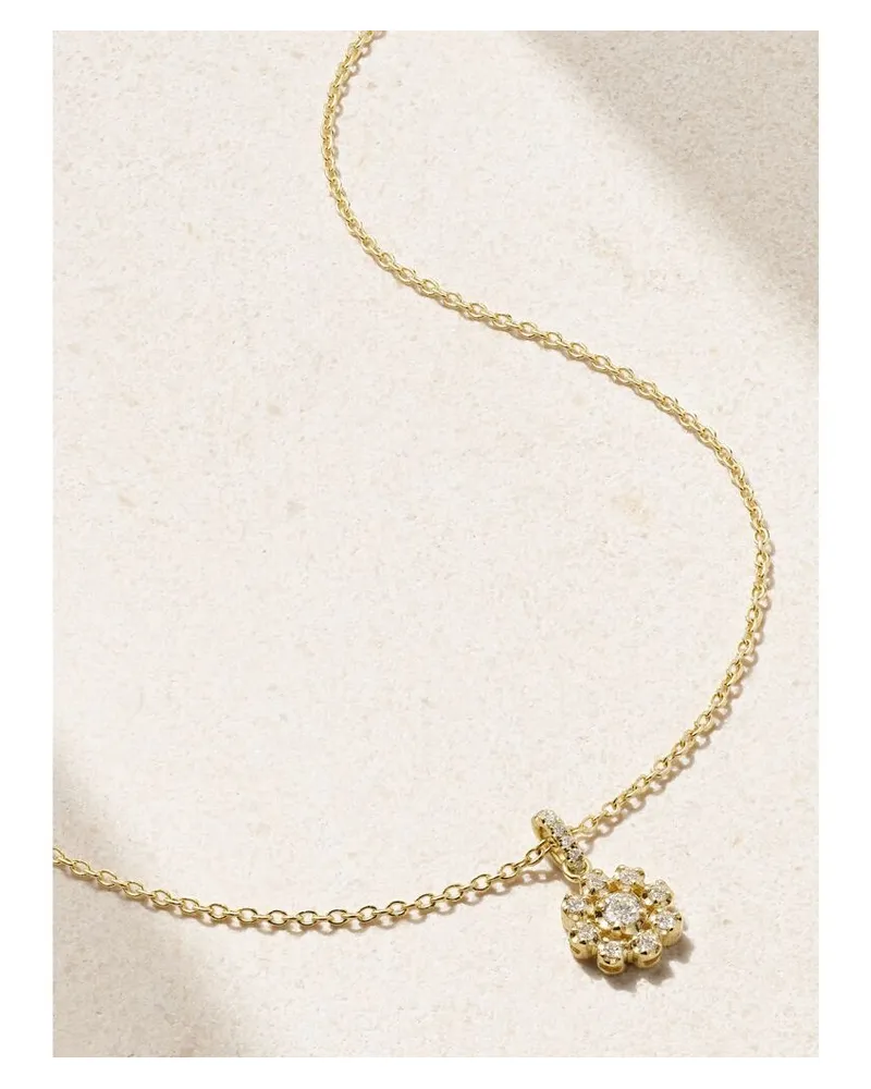 Jennifer Meyer Small Kette Aus 18 Karat Gold Mit Diamanten Gold