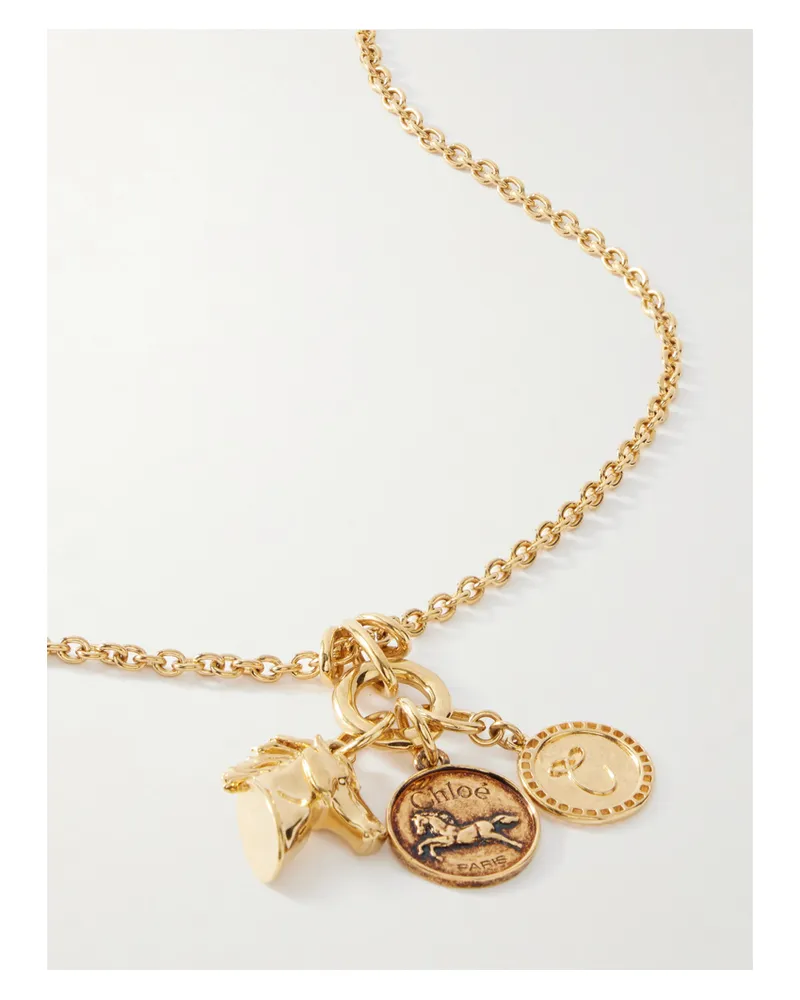 Chloé Goldfarbene Kette Gold