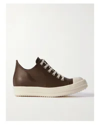 Rick Owens Sneakers aus Leder Braun