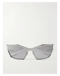 Givenchy farbene Sonnenbrille mit Cat-eye-rahmen Silber