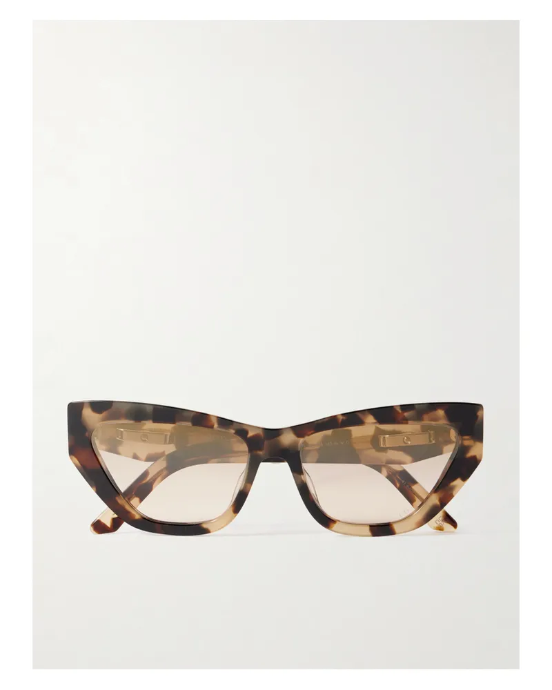 Dior Cdior B6i Sonnenbrille Mit Cat-eye-rahmen Aus Azetat In Hornoptik - Braun Braun