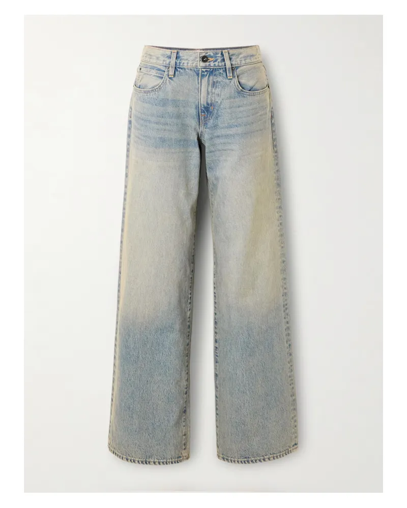 SLVRLAKE Mica Tief Sitzende Jeans Mit Weitem Bein - Blau Blau