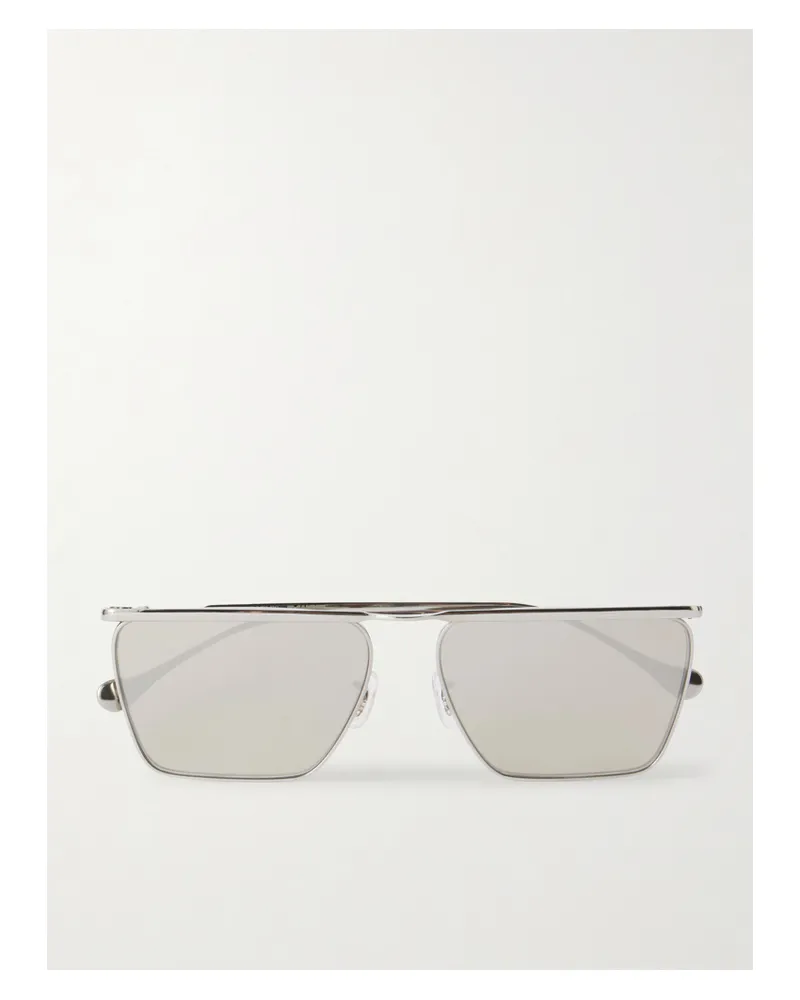 Oliver Peoples Jil Sander Aviator-style Silver-tone Sunglasses Silver
