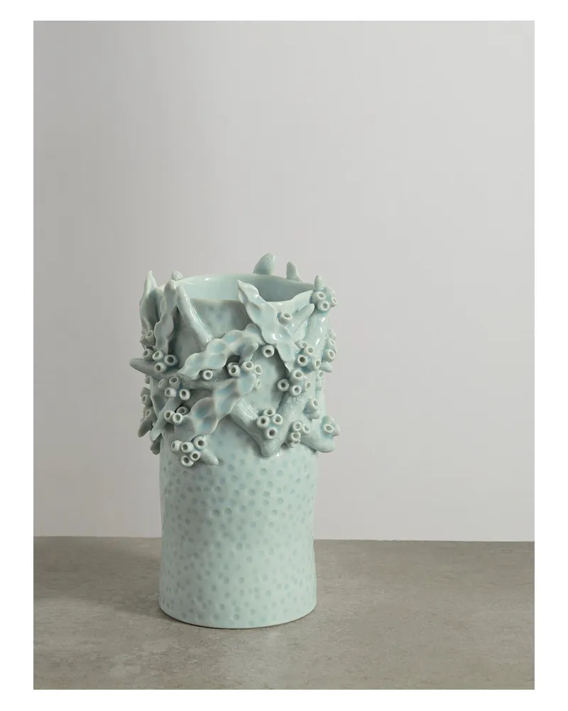 Marloe Marloe Net Sustain Jules Keramikvase - Grün Grün