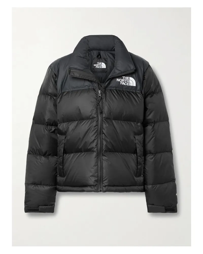 The North Face 1996 Retro Nuptse Gesteppte Daunenjacke Aus Beschichtetem Ripstop Mit Kapuze - Schwarz Schwarz