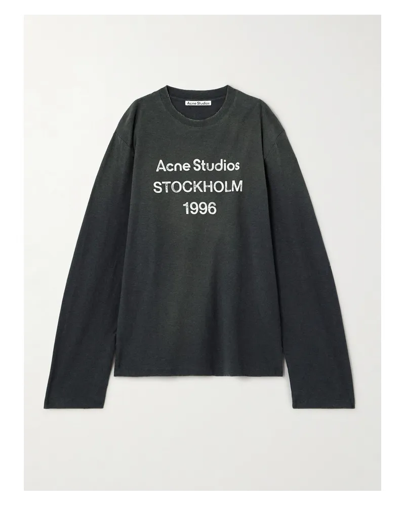 Acne Studios Pullover aus Jersey aus einer Biobaumwoll-hanfmischung Schwarz