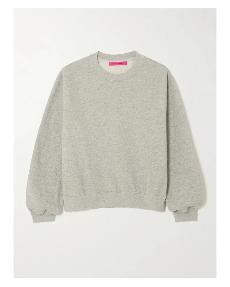 The Elder Statesman Sweatshirt Aus Jersey Aus Einer Baumwoll-kaschmirmischung - Grau Grau