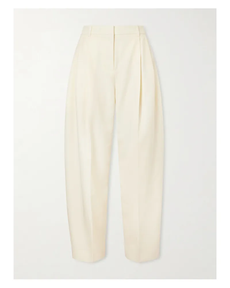 Jacquemus D'homme Bundfaltenhose Aus Wolle - Wollweiß Wollweiß