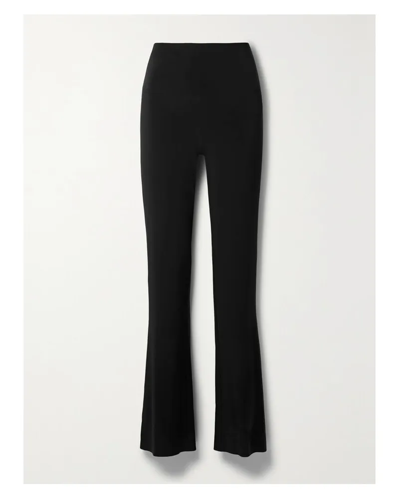 Norma Kamali Hose Mit Geradem Bein Aus Stretch-jersey - Schwarz Schwarz