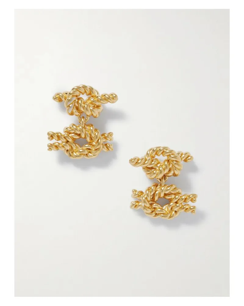 Totême Goldfarbene Ohrringe Gold