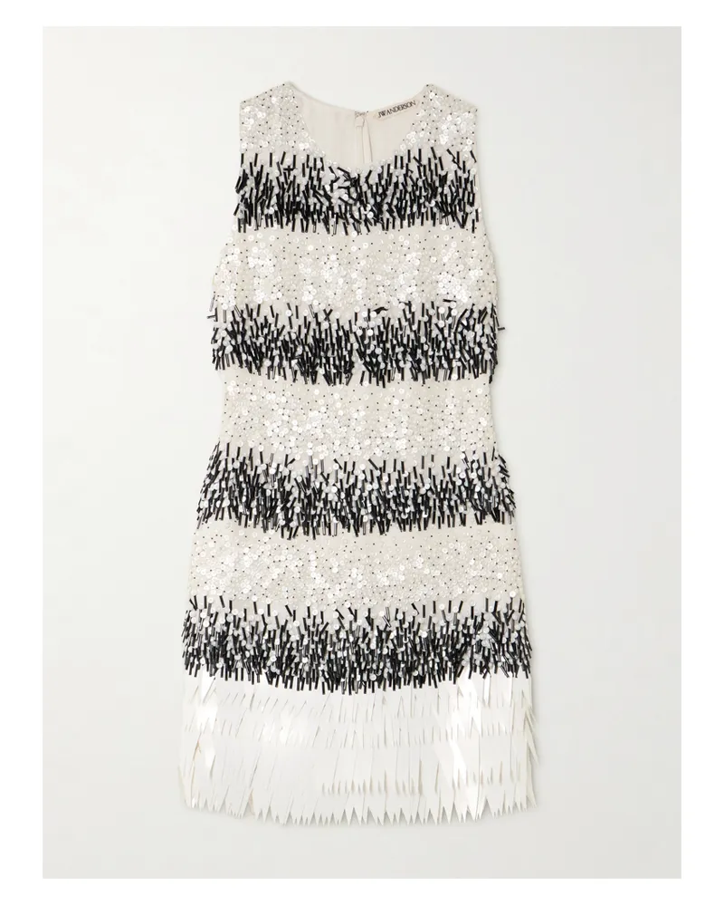 J.W.Anderson Embellished Chiffon Mini Dress - Multi Multi
