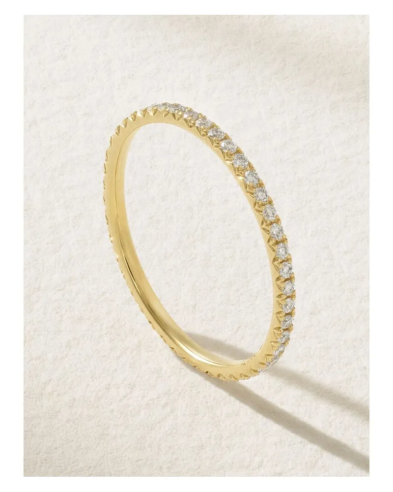 ANITA KO Eternity Ring Aus 18 Karat Gold Mit Diamanten Gold