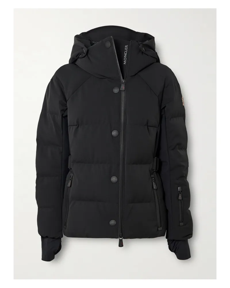 Moncler Guyane Quilted Down Ski Jacket - Black Black
