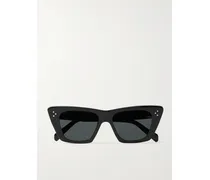 Sonnenbrille Mit Cat-eye-rahmen Aus Azetat - Schwarz