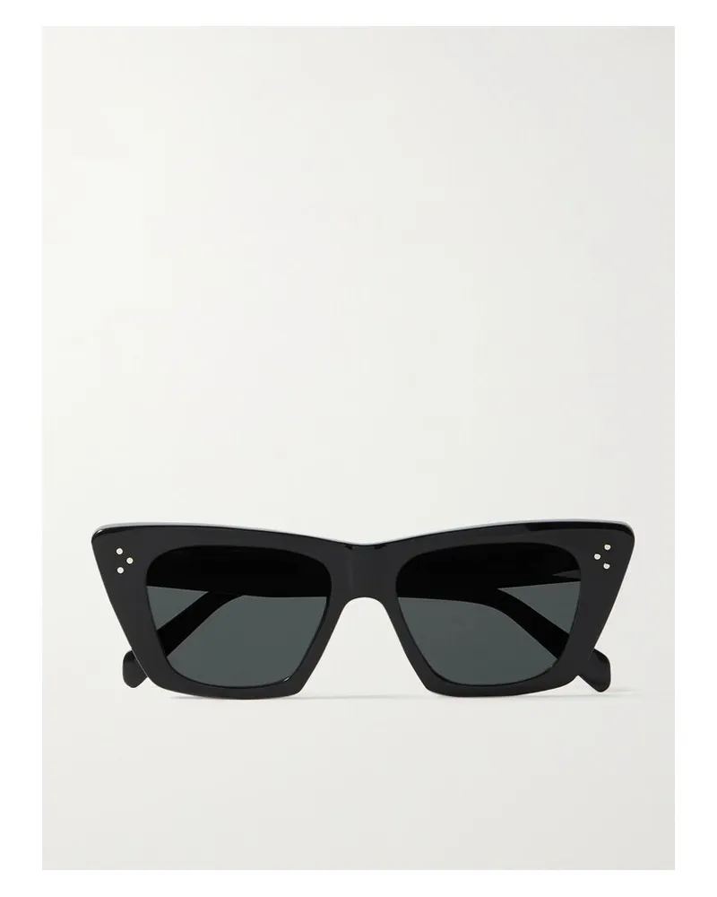 Celine Sonnenbrille Mit Cat-eye-rahmen Aus Azetat - Schwarz Schwarz