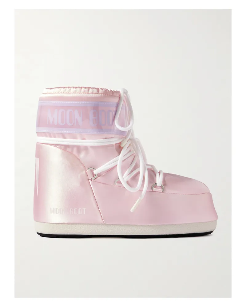 Moon Boot Icon Low Schneestiefel Aus Shell - Pink Pink