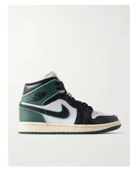 Nike Air Jordan 1 Mid Se Sneakers aus Glattleder und Leder Grün