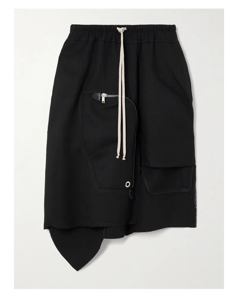 Rick Owens Dracca Asymmetrischer Rock Aus Twill Aus Einer Baumwollmischung - Braun Braun