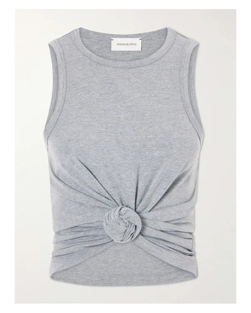 Magda Butrym Cotton-stretch Tank Top - Gray Gray