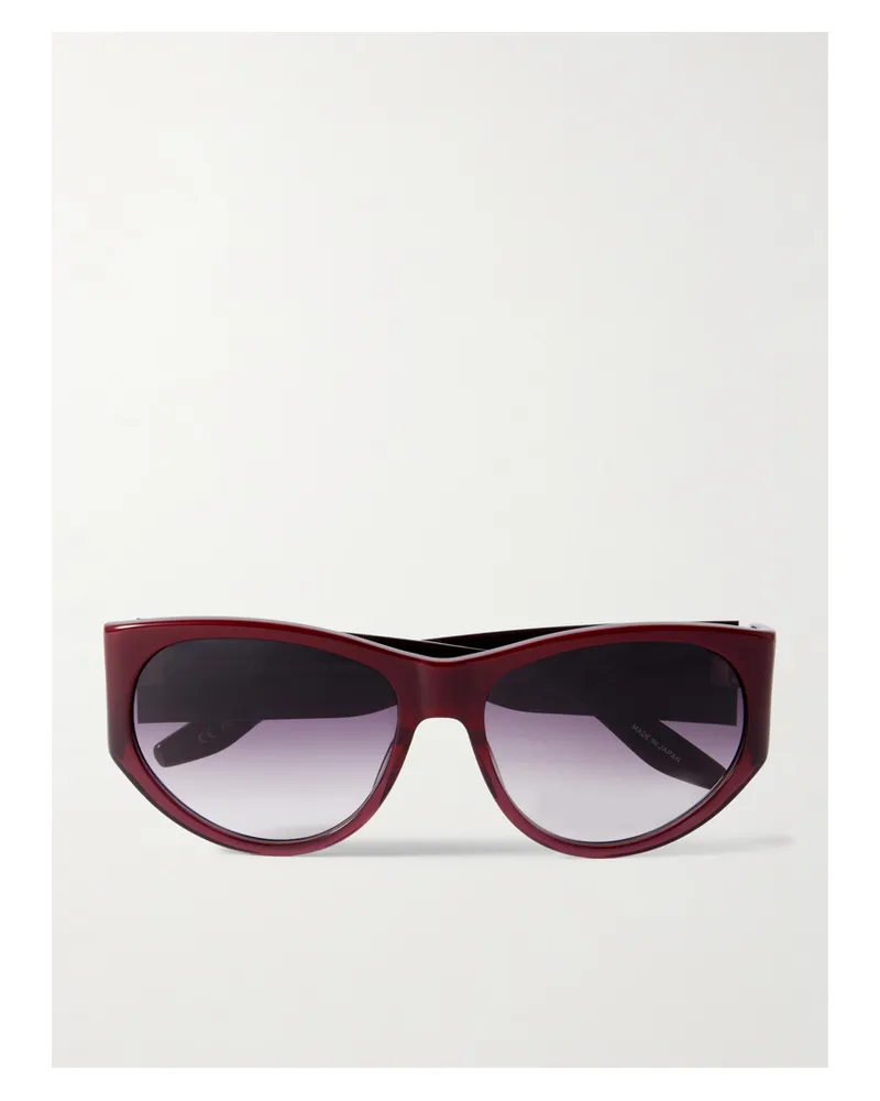 Barton Perreira Cruz Cat-eye Acetate Sunglasses - Burgundy Burgundy