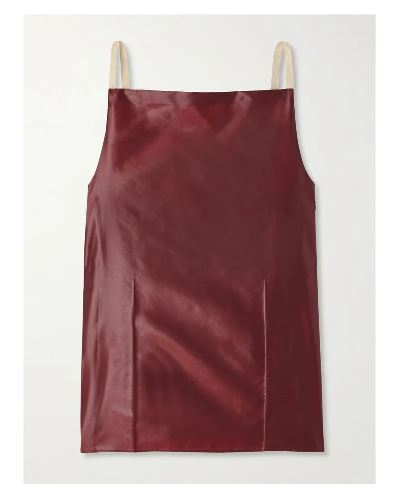 Carven Oberteil Aus Satin - Rot Rot