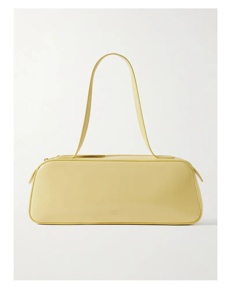 KHAITE Simona Leather Shoulder Bag - Yellow Yellow
