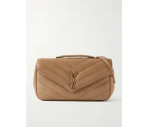 Loulou Matelassé Leather Shoulder Bag - Brown