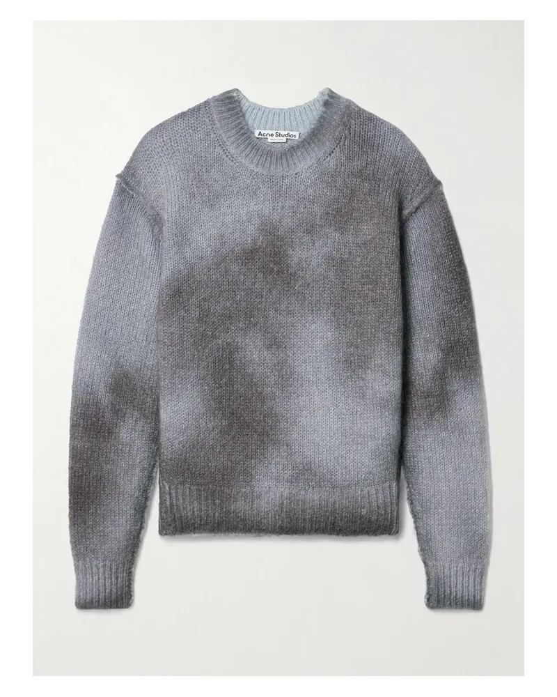 Acne Studios Pullover Aus Bedrucktem Strick - Grau Grau