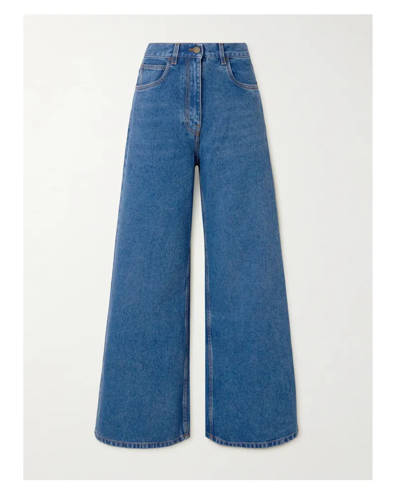 Etro Hoch Sitzende Jeans Mit Weitem Bein - Blau Blau