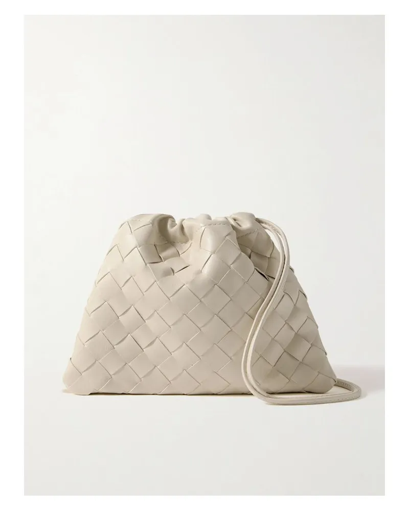Bottega Veneta Beutel Aus Intrecciato-leder - Wollweiß Wollweiß