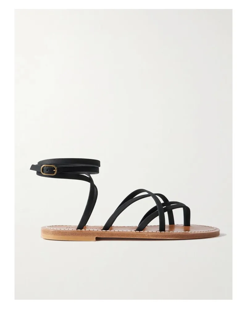 K.Jacques  Zenobie Sandalen Aus Leder - Schwarz Schwarz