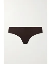 SKIMS Fits Everybody Thong – Cocoa – String Braun